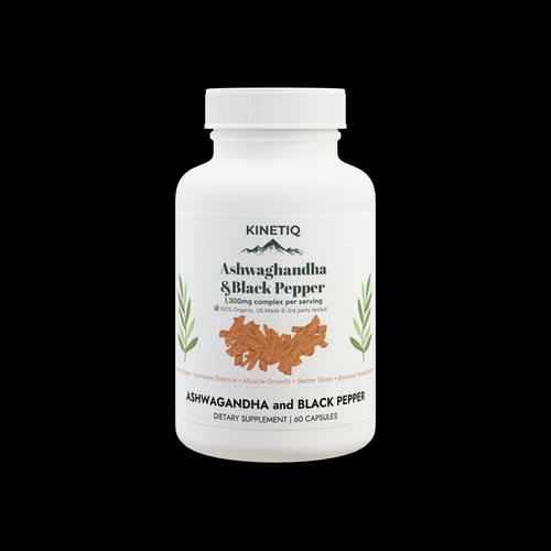 Ashwagandha & Black Pepper (60 capsules)