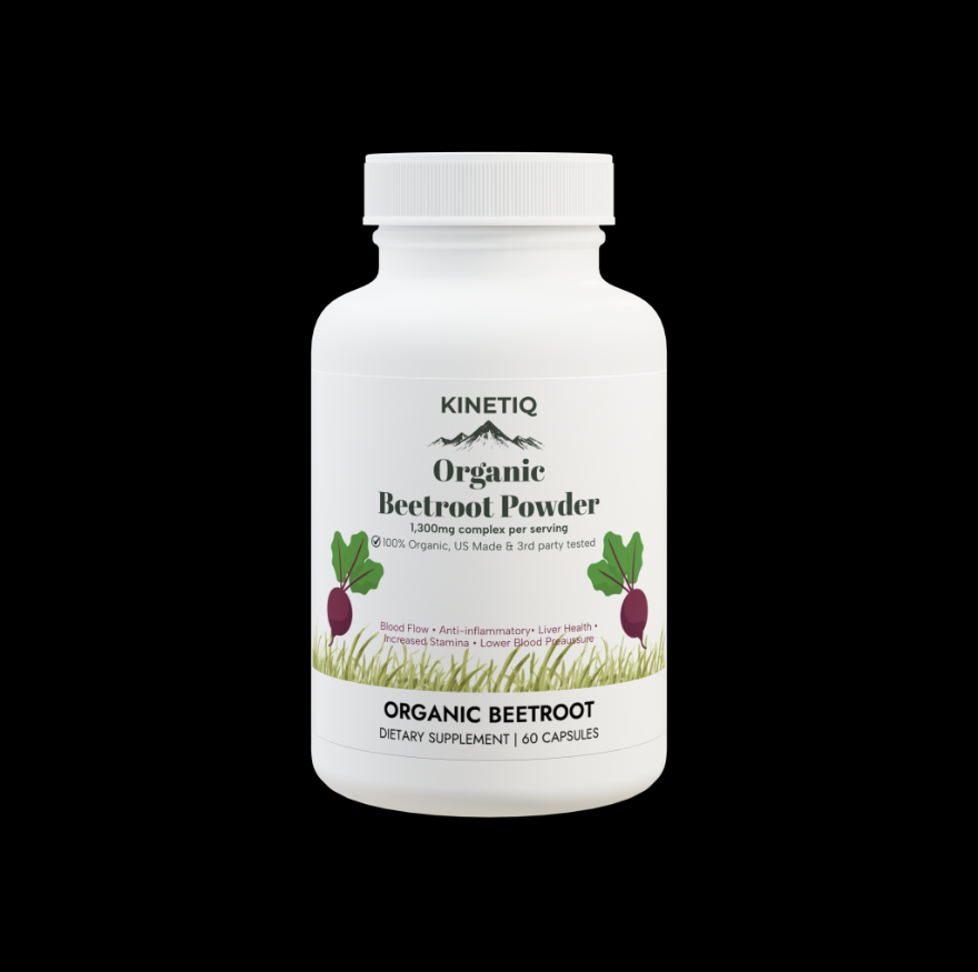 Organic Beetroot Powder (60 Capsules)